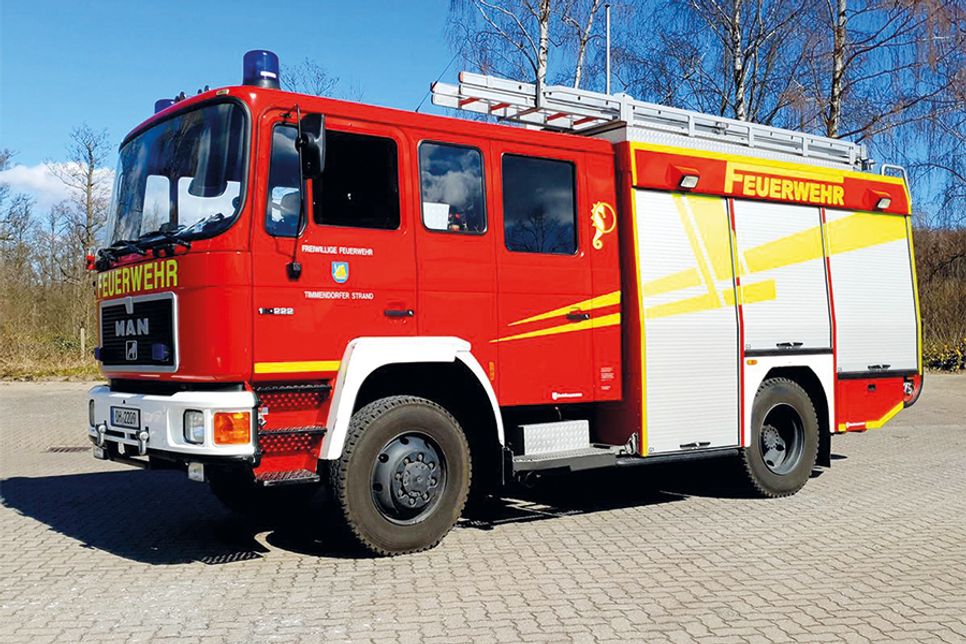 Das 27 Jahre alte LF 16 der Feuerwehr Timmendorfer Strand soll bis 2027 durch ein HLF 20 ersetzt werden.