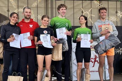 Die Sieger des 5-Kilometer-Laufs.