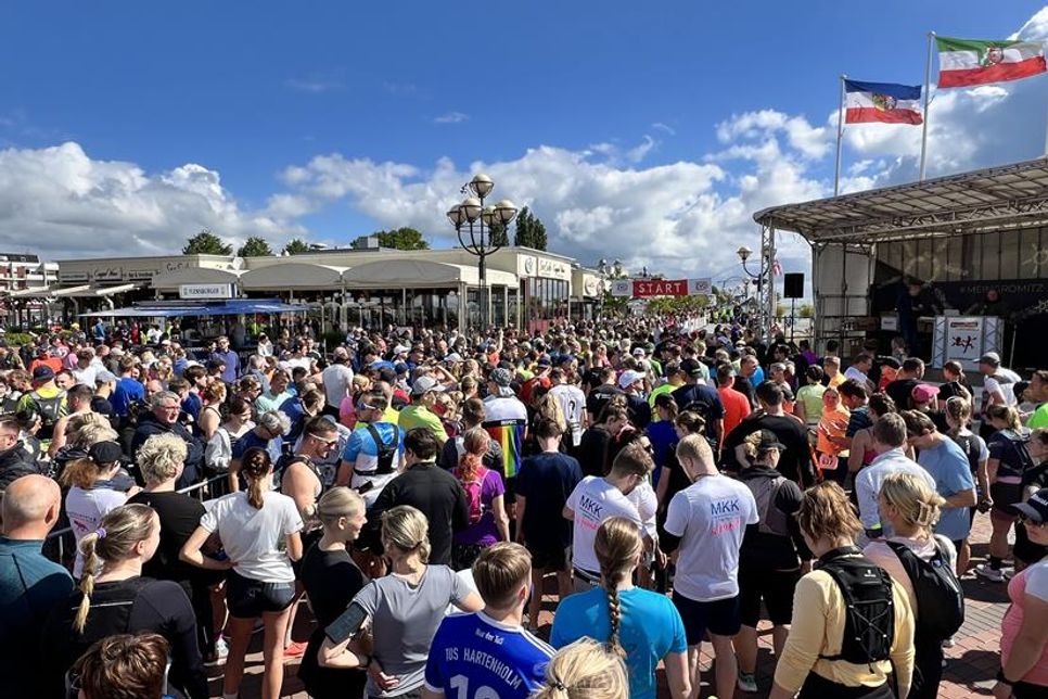 514 Personen stellten sich der Herausforderung des Halbmarathons, dem 20. Sun-Run.