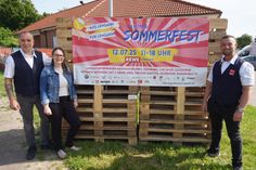 Orga-Team voller Vorfreude: Bernd Makoben, Sabrina Bohnsack und Christian Popp (v. lks.).