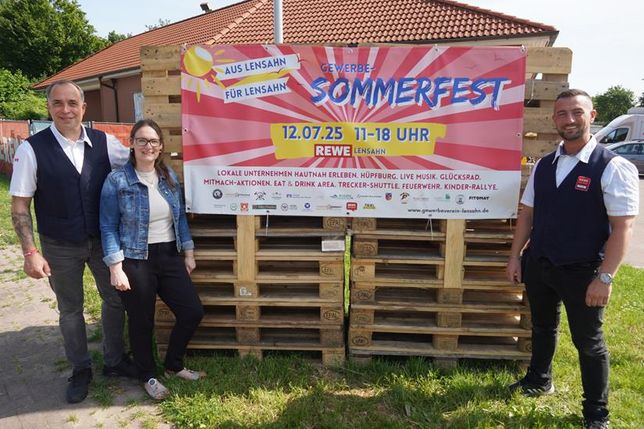 Orga-Team voller Vorfreude: Bernd Makoben, Sabrina Bohnsack und Christian Popp (v. lks.).