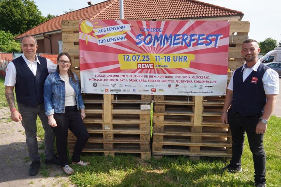 Orga-Team voller Vorfreude: Bernd Makoben, Sabrina Bohnsack und Christian Popp (v. lks.).