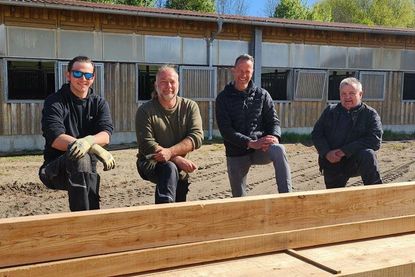 Das Team mit Ole Seyrup, Björn Nüss, Mirko Schmeiser und Uwe Friedrichsen (v. lks.)