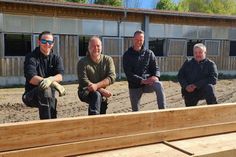 Das Team mit Ole Seyrup, Björn Nüss, Mirko Schmeiser und Uwe Friedrichsen (v. lks.)