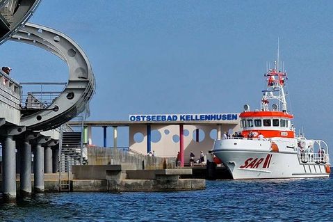 Der Seenotrettungskreuzer „Felix Sand“ ist am 20. Juli zu Besuch in Kellenhusen.