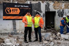 Die Geschäftsleitung: Bennet Feddern und Markus Kilian (re.).