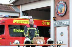 Wehrführer Jacob Revenstorf hofft auf den Wettgewinn und einen vom Bürgermeister ausgerichteten Grillabend. Die Chancen dafür stehen gut.