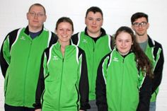 LG Mannschaft: Martin Hube, Jo-Isabelle Flor, Paul Venohr, Celina Dahm, Robin Jedtberg.