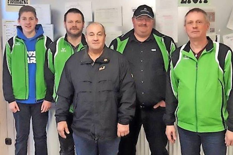 LP Mannschaft II: Tim Justin Schröder, Carsten Zupke, Peter Strehl, Axel Sevke, Rainer Otten.