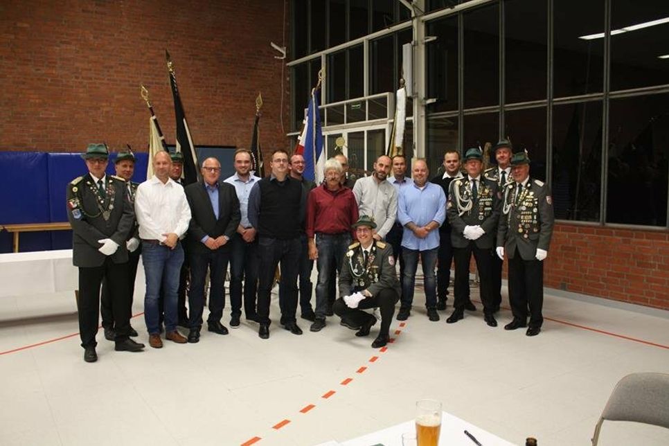 Neuaufnahmen in den Reihen der Grömitzer Bürgergilde.