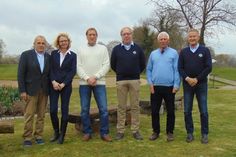 Präsidium und Leitung des Spielausschusses: Jochen Sachau, Catinka Bruhn, Andreas Bruhn, Ralph Moser, Joachim Weber und Uwe Markewitz (v. lks.).