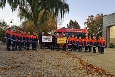 Spendenübergabe an die Jugendfeuerwehr Haffkrug.