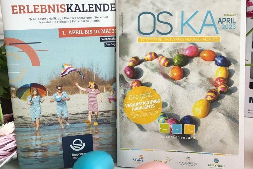 Pünktlich zu Ostern und zum Start in die neue Saison erscheinen seit April wieder monatlich die beliebten „OSKA“ und „Erlebniskalender“.