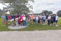 Das sind die Teilnehmer des diesjährigen Charity-Golfwettspiels beim Golf-Club Curau.