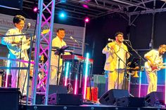 Die Gruppe „Los Pitutos“ gab ein gelungenes Konzert auf der Festivalwiese des Oldenburger Wallmuseums.