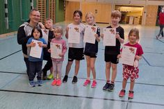 Die jüngsten Leichtathleten des TSV Neustadt.