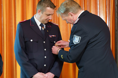 v. l.: Kim Schneider und Lars Wellmann