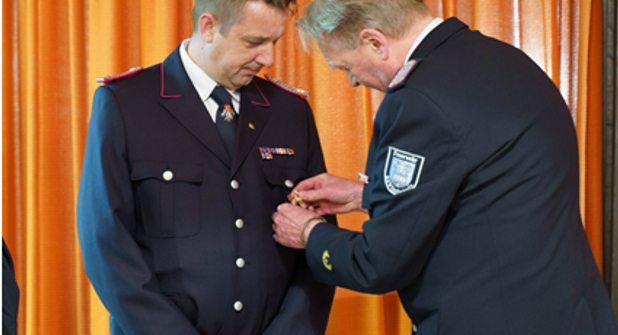 v. l.: Kim Schneider und Lars Wellmann