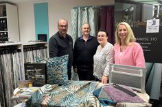 Das Team der Raumstation (v. lks.): Swen Butzke, Markus Hinrichs, Svenja Hamann und Tanja Zschunke.