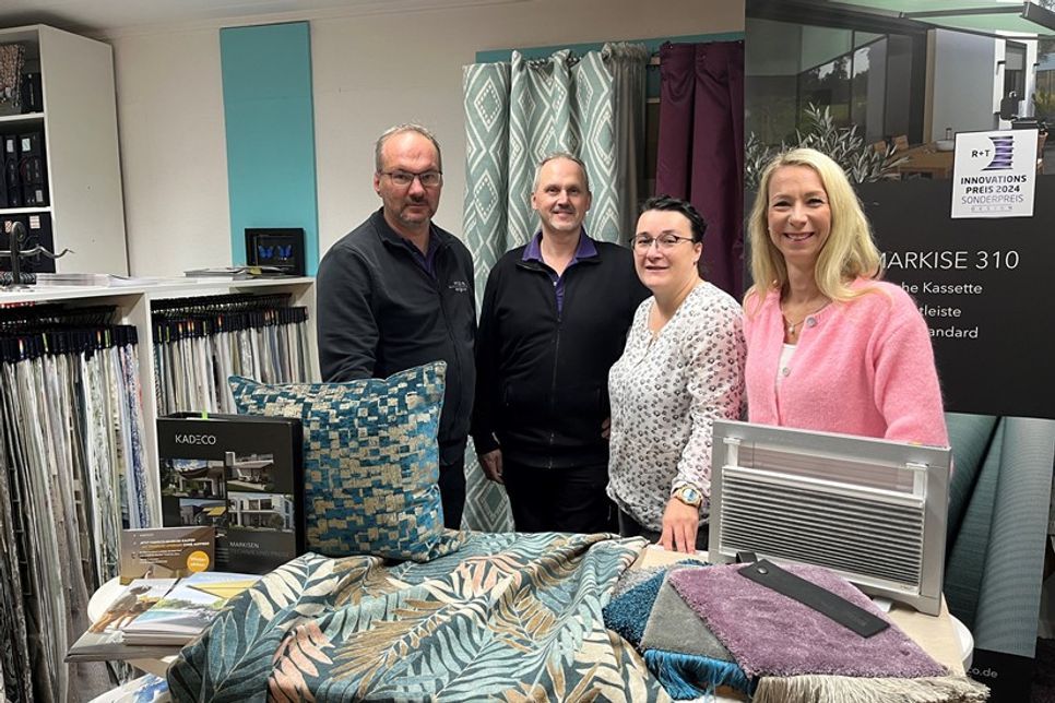 Das Team der Raumstation (v. lks.): Swen Butzke, Markus Hinrichs, Svenja Hamann und Tanja Zschunke.