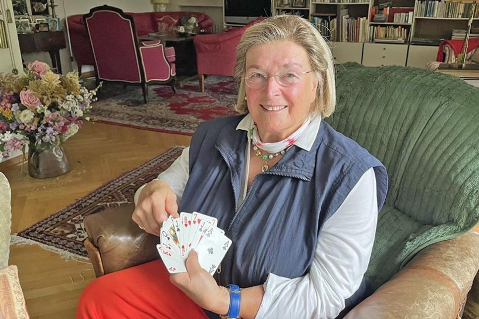 Erika von Klinggräff organisiert zum vierten Mal ein Benefiz-Bridgeturnier.