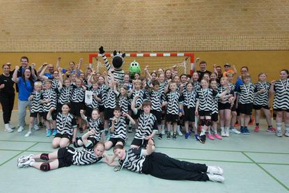 Der Spaß an der Sportart Handball stand im Handball-Camp im Vordergrund.