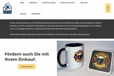 Herzstück der Seite ist der Shop, in dem Sammler und Gönner Artikel der Feuerwehr kaufen können, der Erlös fließt in die Arbeit des Fördervereins.