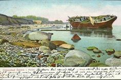 Wrack an der Dahmer Steilküste 1903.
