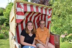 Anna Dreyer mit Gastvater Sven Looft. (Foto: Matthias Schütt)