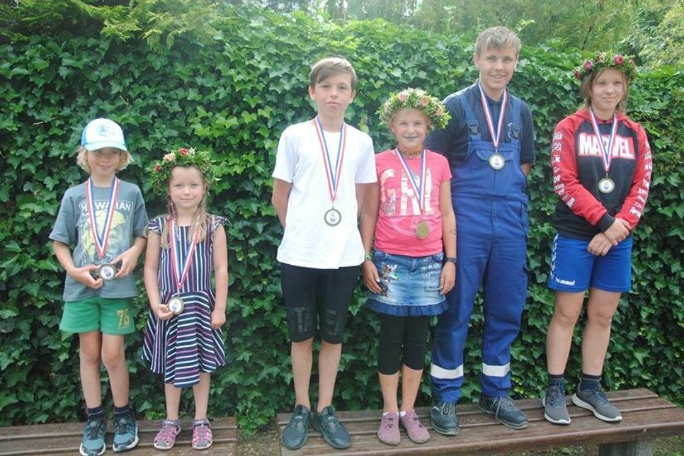 Bei den Wettspielen wurden die Königspaare ermittelt.