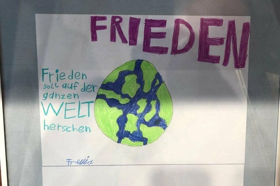 Nur eines von vielen Beispielen davon, wie Kinder über den Krieg denken.