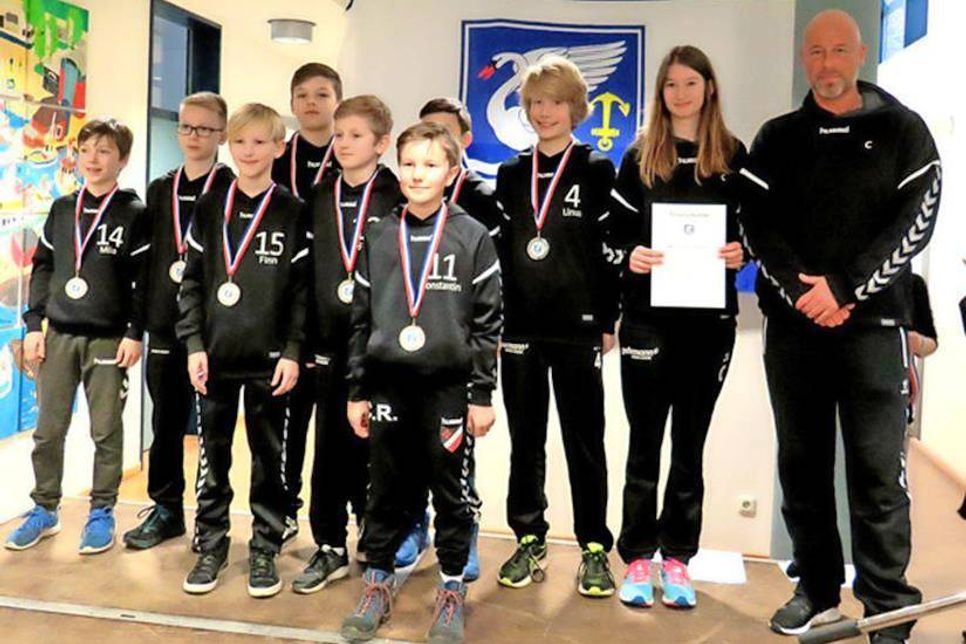 TV Laboe männliche Mannschaft Jugend D – 2. Platz Kreisliga Saison 2016/ 2017