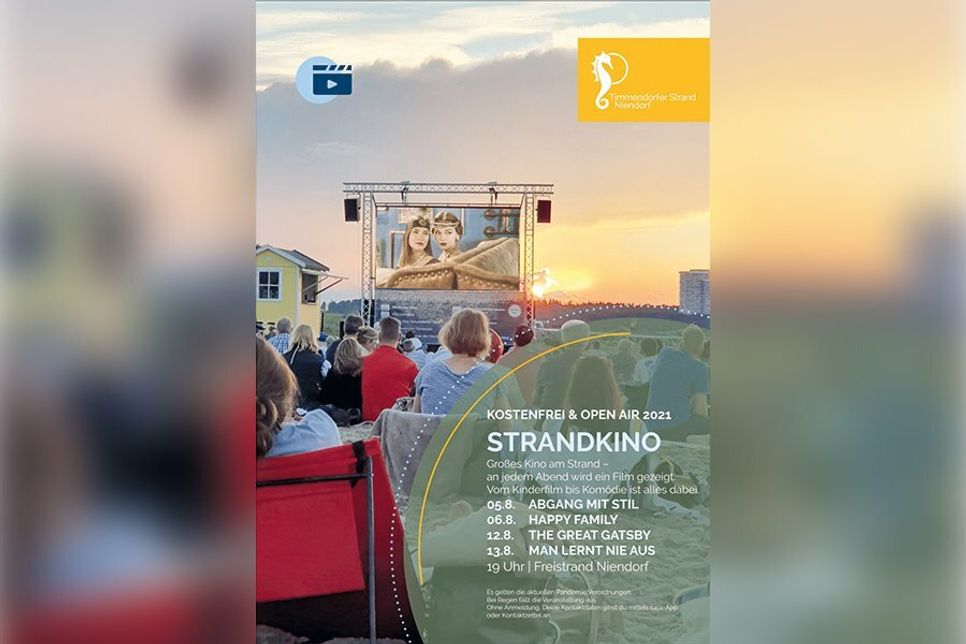 An vier Abenden können Filmliebhaber Kino direkt an der Ostsee genießen.