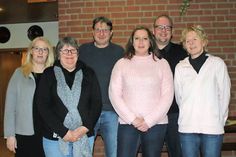 Der Vorstand mit Manuela Linow, Ingrid Sander, Christian Müller, Stefanie Laabs, Timo Heesch und Susanne Röben-Müller (v. lks.).