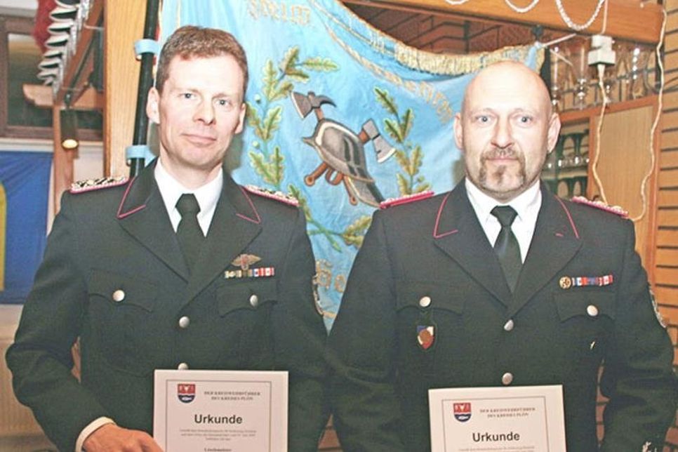 OLM Ingo Plambeck (l.) und HLM Roland Löptien.