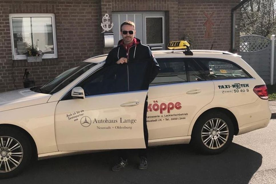 Sohn Tomasz fährt seit über 20 Jahren für „Taxi Wojtek“.