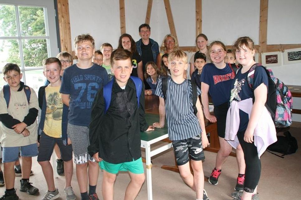 Teilnehmer der Grundschule Grube.