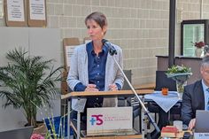 Uta Pohl-Palong, Professorin für Praktische Theologie und Religionspädagogik an der Universität Kiel, hielt einen Impulsvortrag zur „Kirche der Zukunft“.