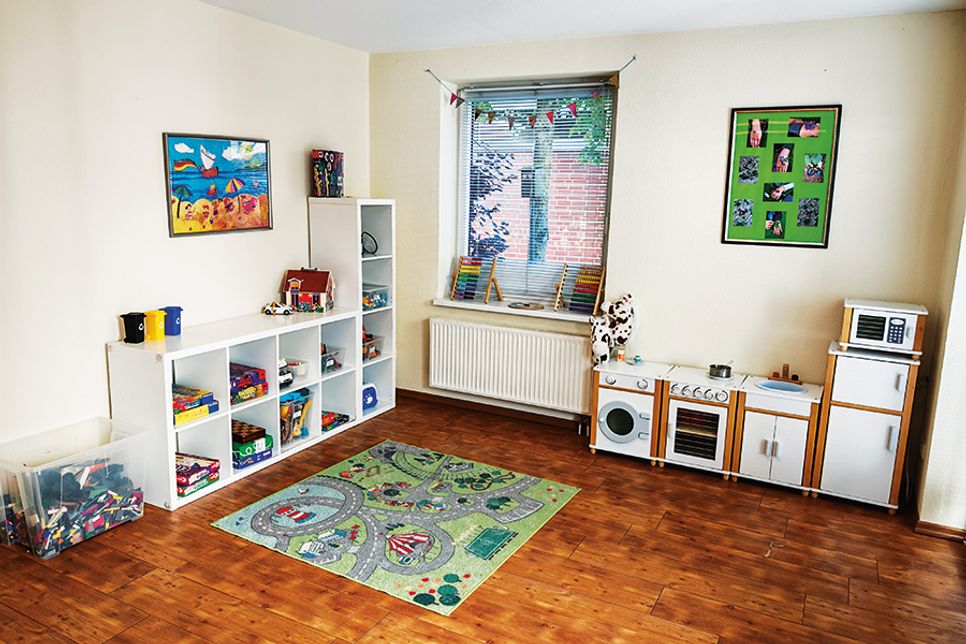 In der ehemaligen Hausmeisterwohnung sind die neuen Räumlichkeiten für die Kinderbetreuung der Offenen Ganztagsschule entstanden.