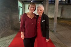 Die Gesichter vom Theater in der Stadt: Gabriele Nellies (re.) und Beate Weidemann.