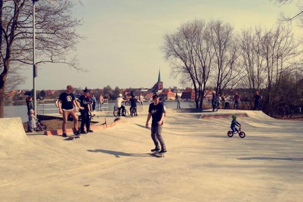 Die Skaterbahn in Neustadt. Ein erfolgreich umgesetztes Projekt.