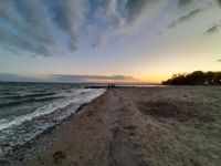 Thomas Kamigan fing die faszinierende Abendstimmung in Sierksdorf ein.