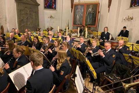 Die vorweihnachtlichen Kirchenkonzerte des Blasorchesters Lensahn durften in diesem Jahr nicht veranstaltet werden.