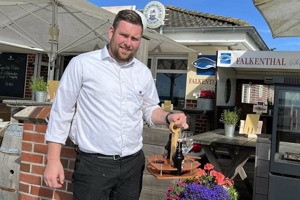 Inhaber Marc Bordt betreibt die beiden Falkenthal Restaurants in Grömitz.