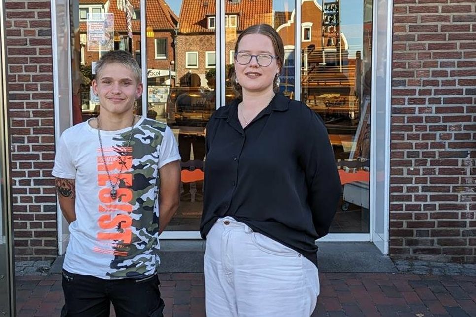 Bäcker Karsten Egner und Bäckerin Karla Damaris Apitz.