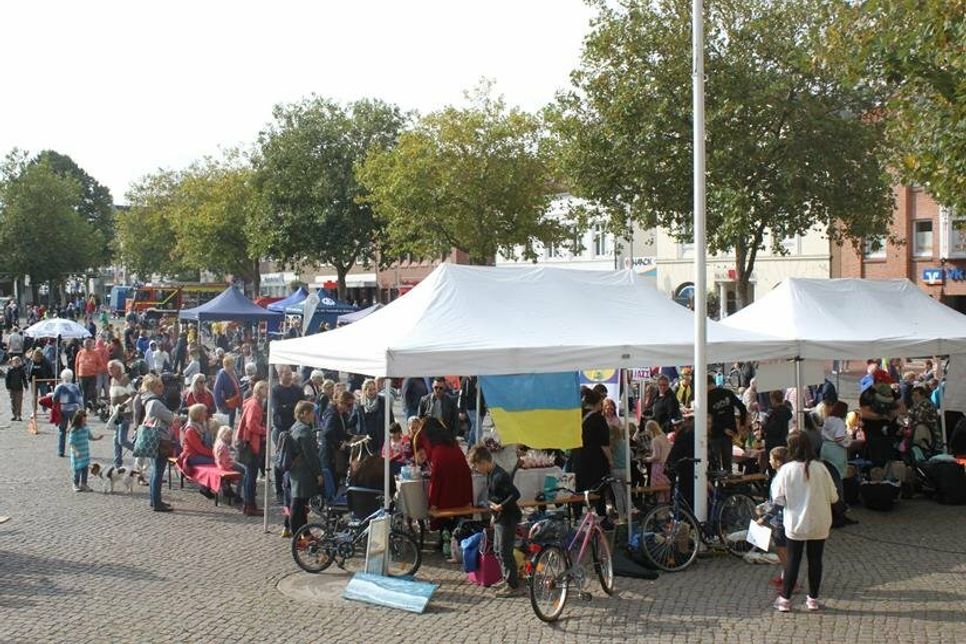 Die Veranstalter hoffen, dass auch das Wetter wieder mitmacht, wie hier beim Weltkindertag 2022.