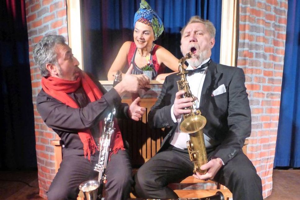 „Neustädter Kulturmatinee“ mit Dorit Meyer-Gastell, Jurij Kandelja (Knopfakkordeon) und Vitaliy Zolotonosow (Klarinette, Saxofon).