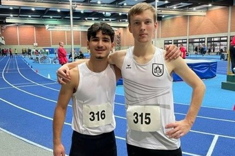 Mohamad Alabdullah (lks.) und Kilian Schweigler.