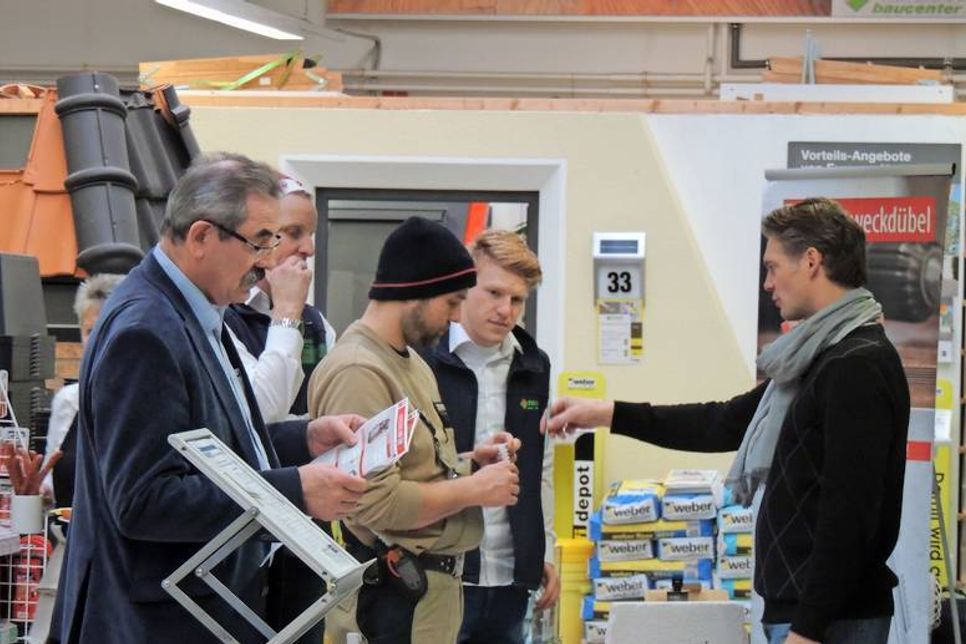 Selbst ist der Mann: Die Beratung vom Fachmann wurde dankend angenommen.
