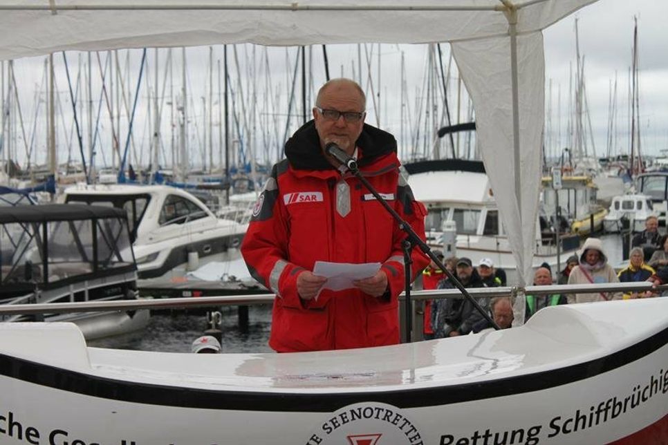 Vormann Markus Davids, Leiter der Station Grömitz.